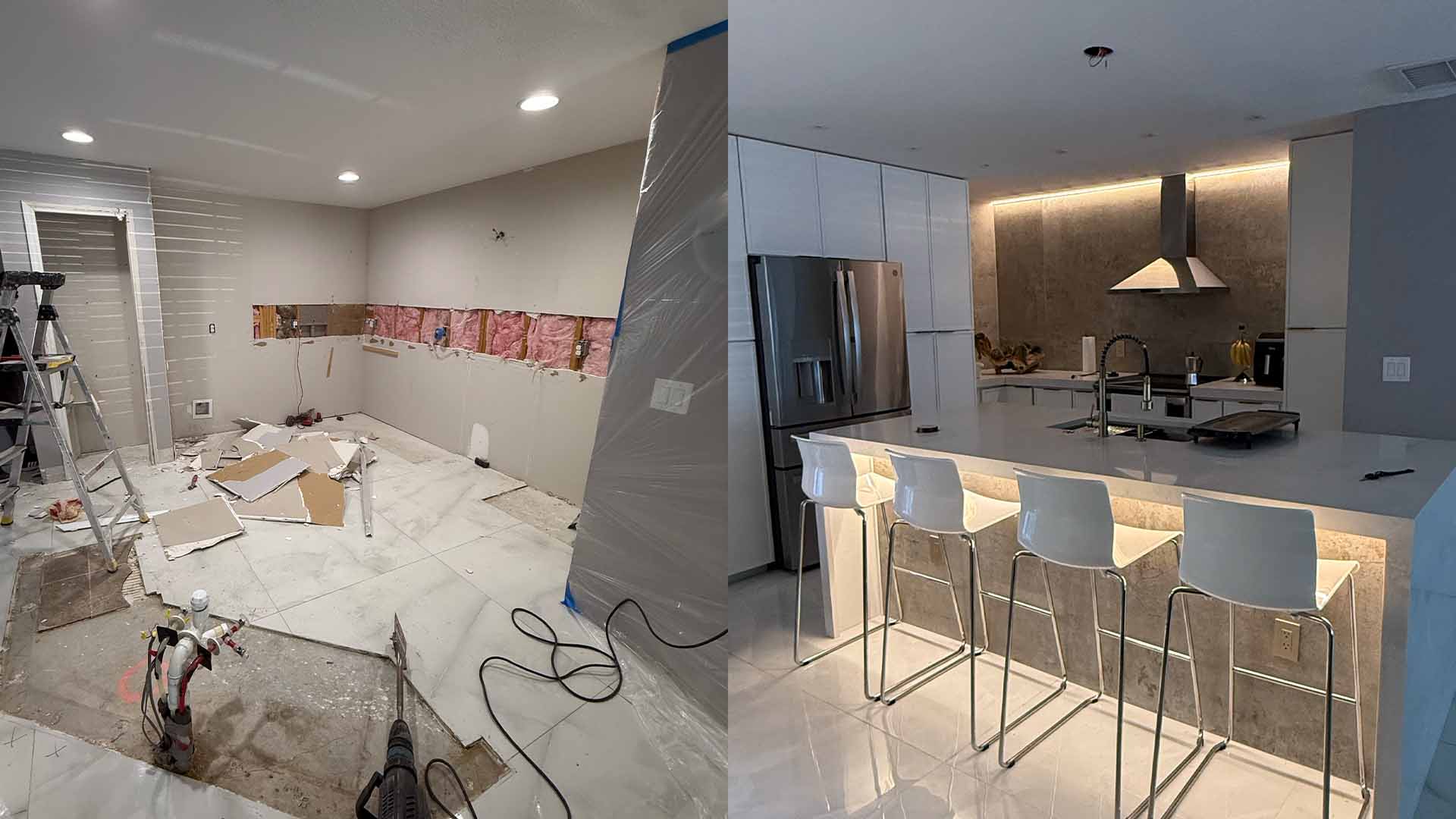 House flipping in Tampa Bay — before and after renovation