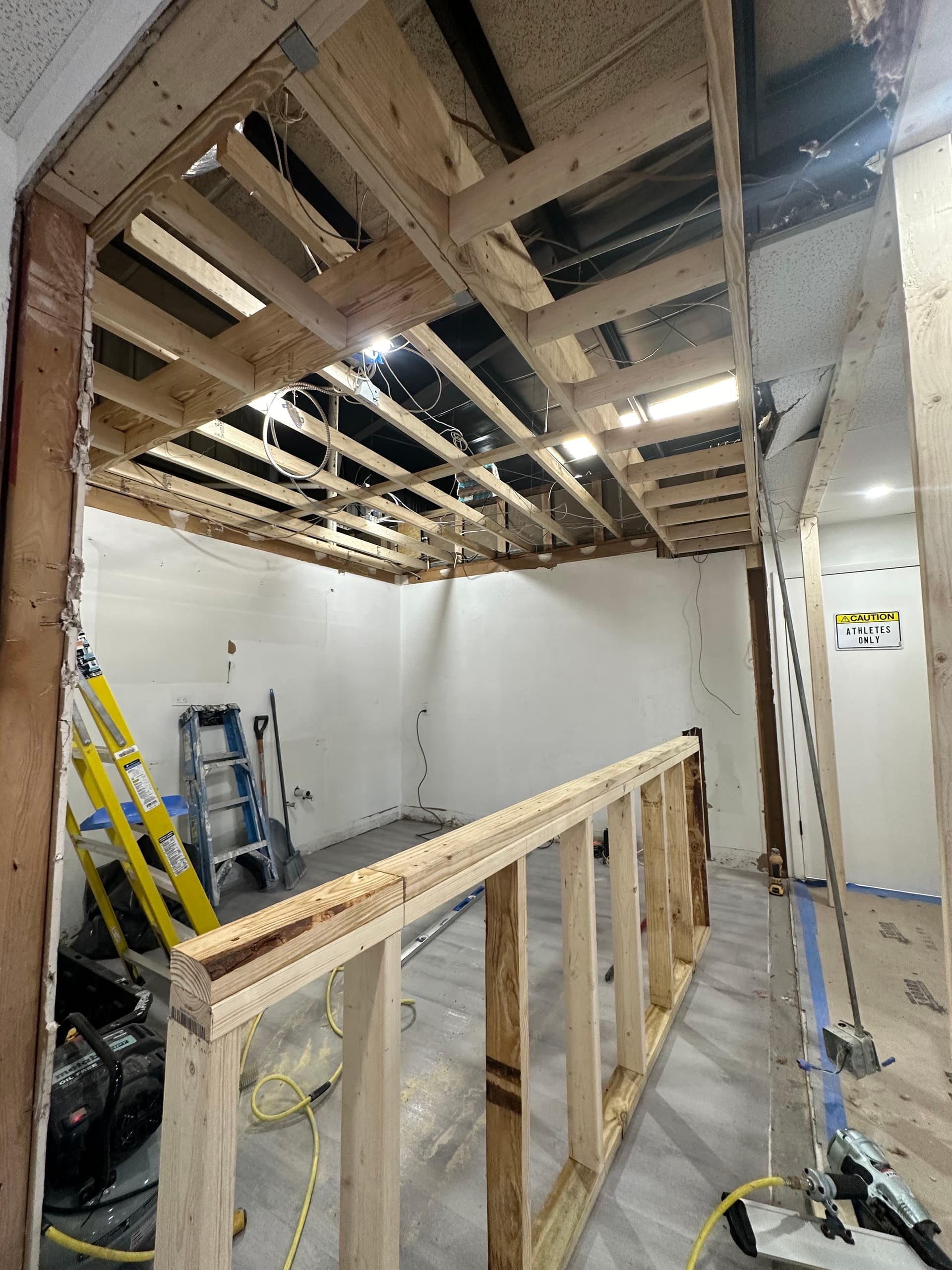 Custom framing and architectural ceiling features by PFG Constructions