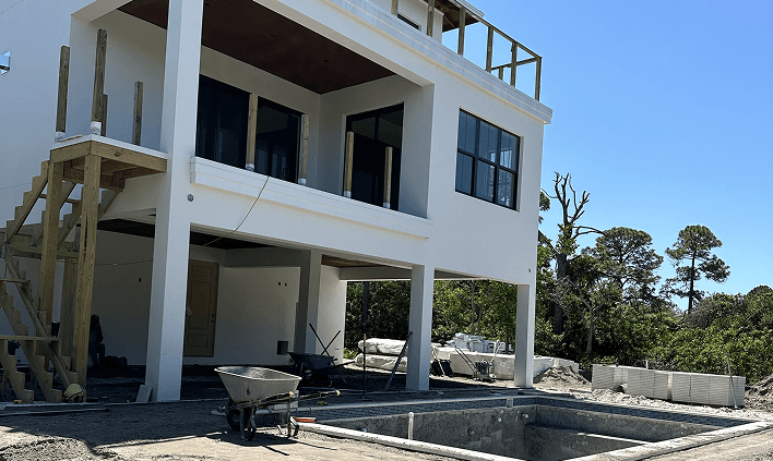Mold remediation after water damage in a Florida home