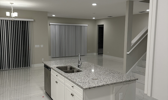 Modern kitchen countertop